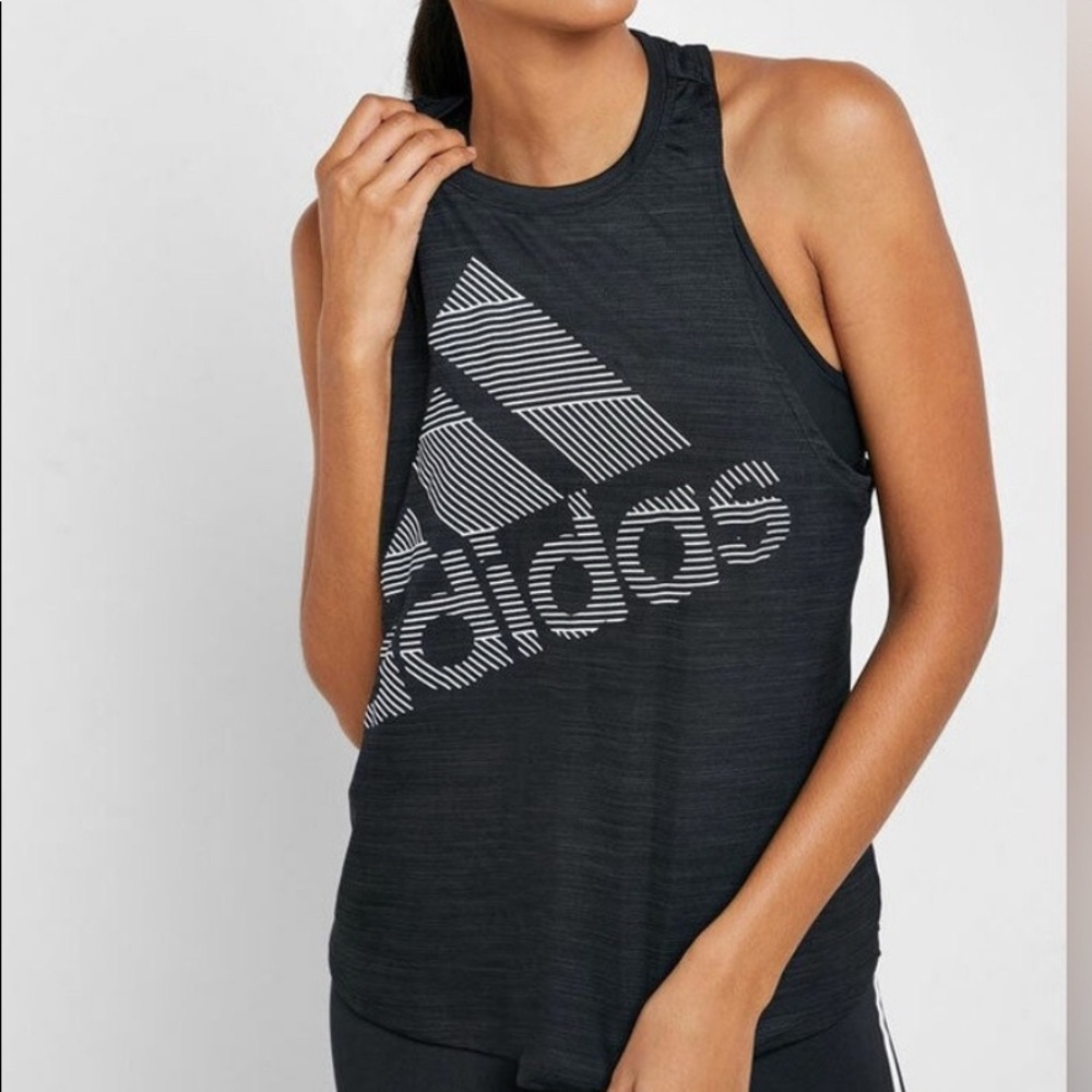 Black Adidas Workout Tank Top